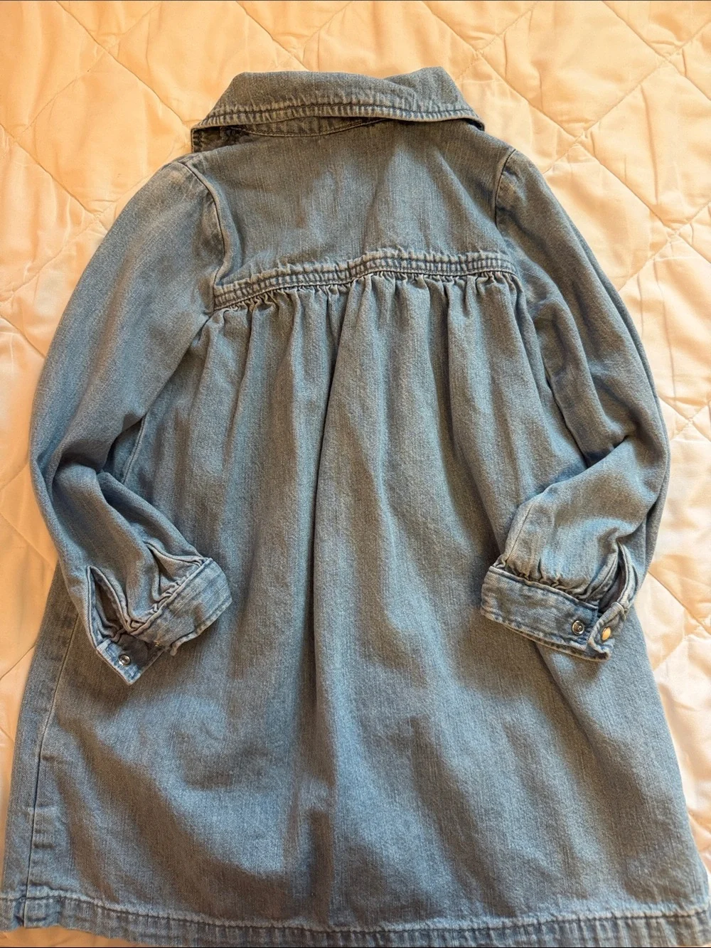 GAP Denim Dress with Heart Pockets